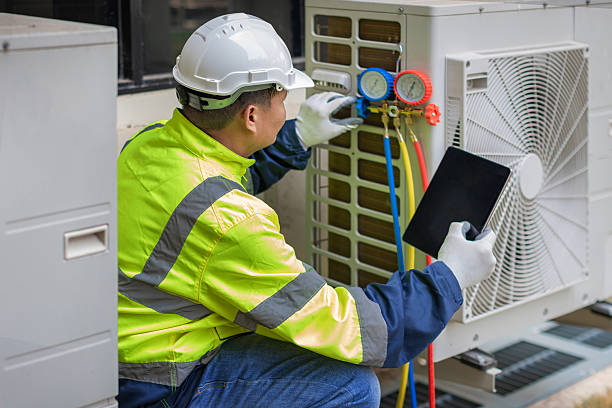 Professional Hvac technician working in Blodgett Mills, NY